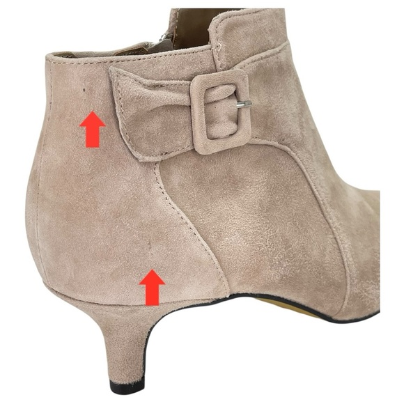 Bella Vita Bindi Cream Suede Womens Ankle Boots Size 9.5M - Picture 8 of 13